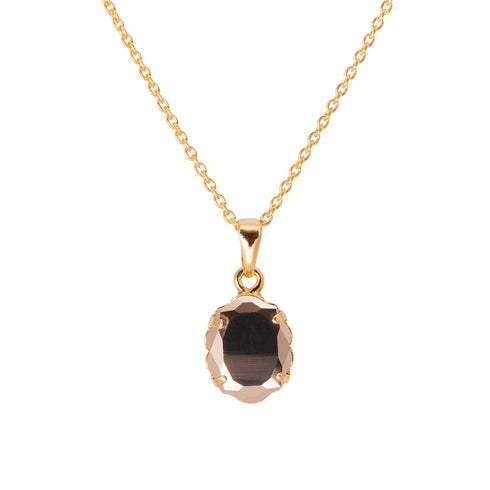 Komplektas "Baroko Veidrodis (Rožių Auksas)" su Swarovski™ kristalais